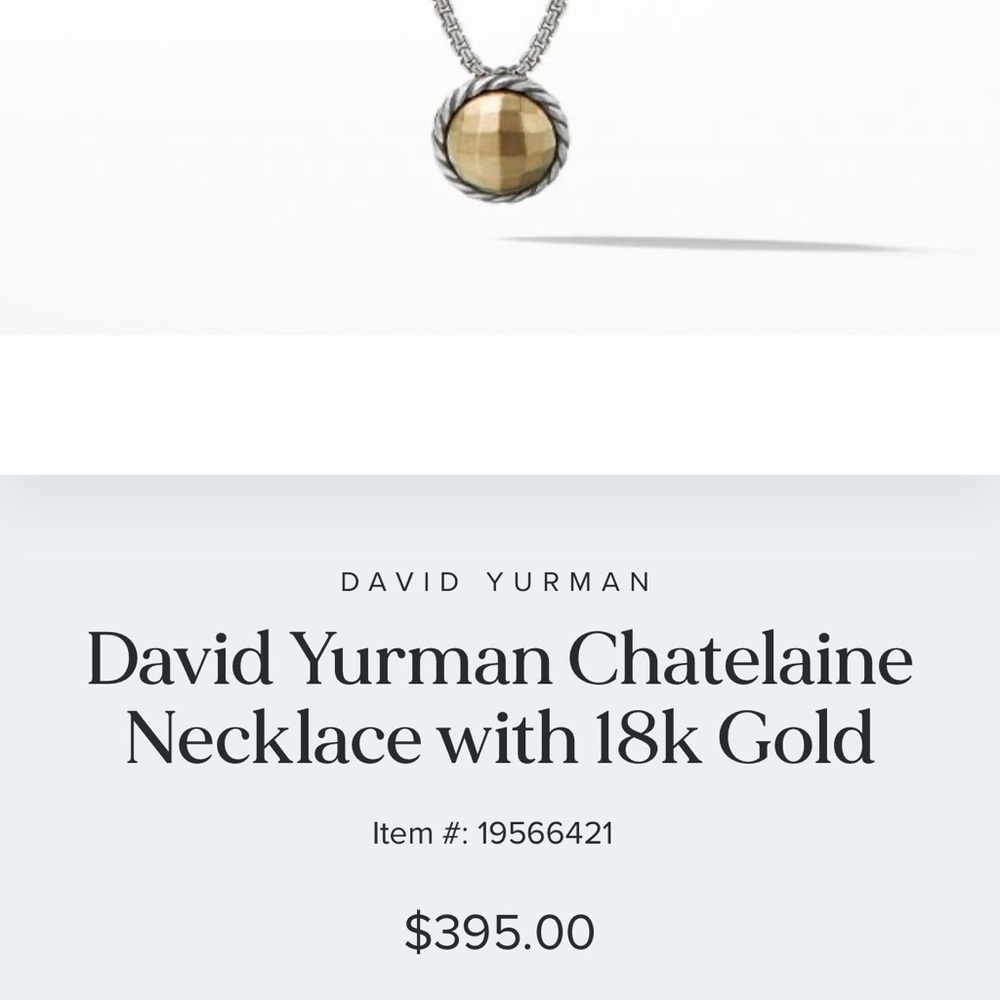 David Yurman Chatelaine Necklace with 18k Gold